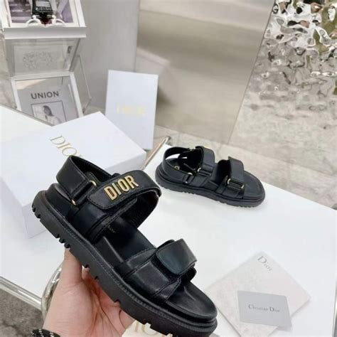 christian dior velcro sandals